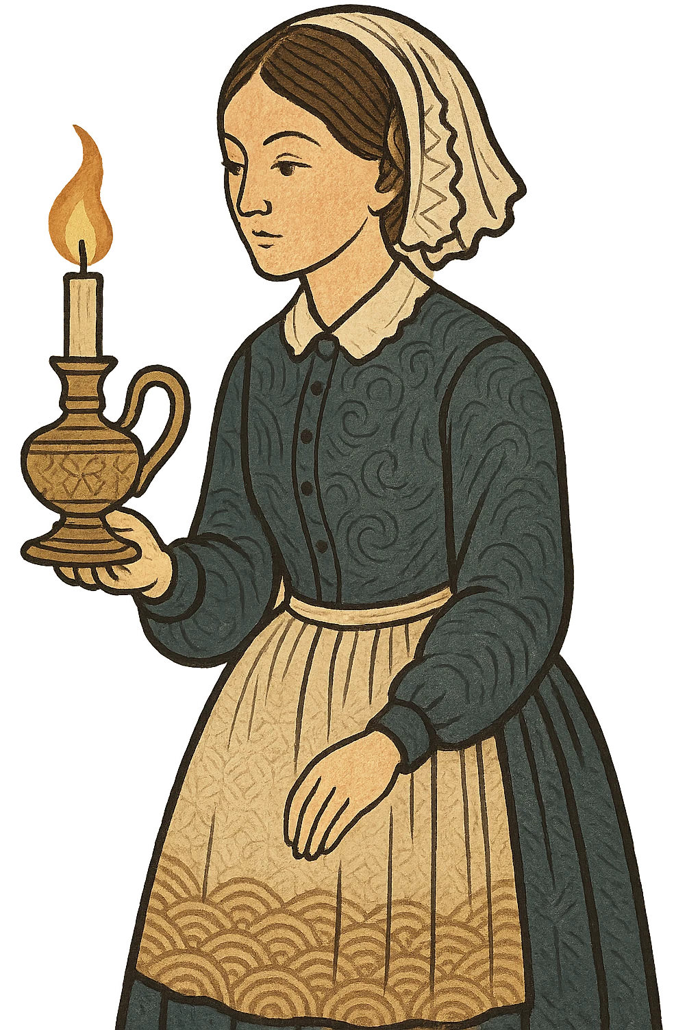 a victorian nurse florence nightingale emoji