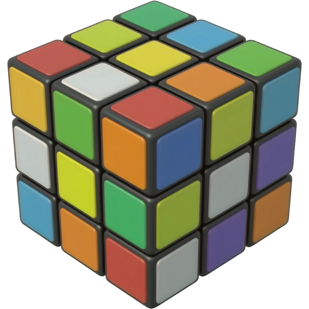 Rubik's Cube emoji