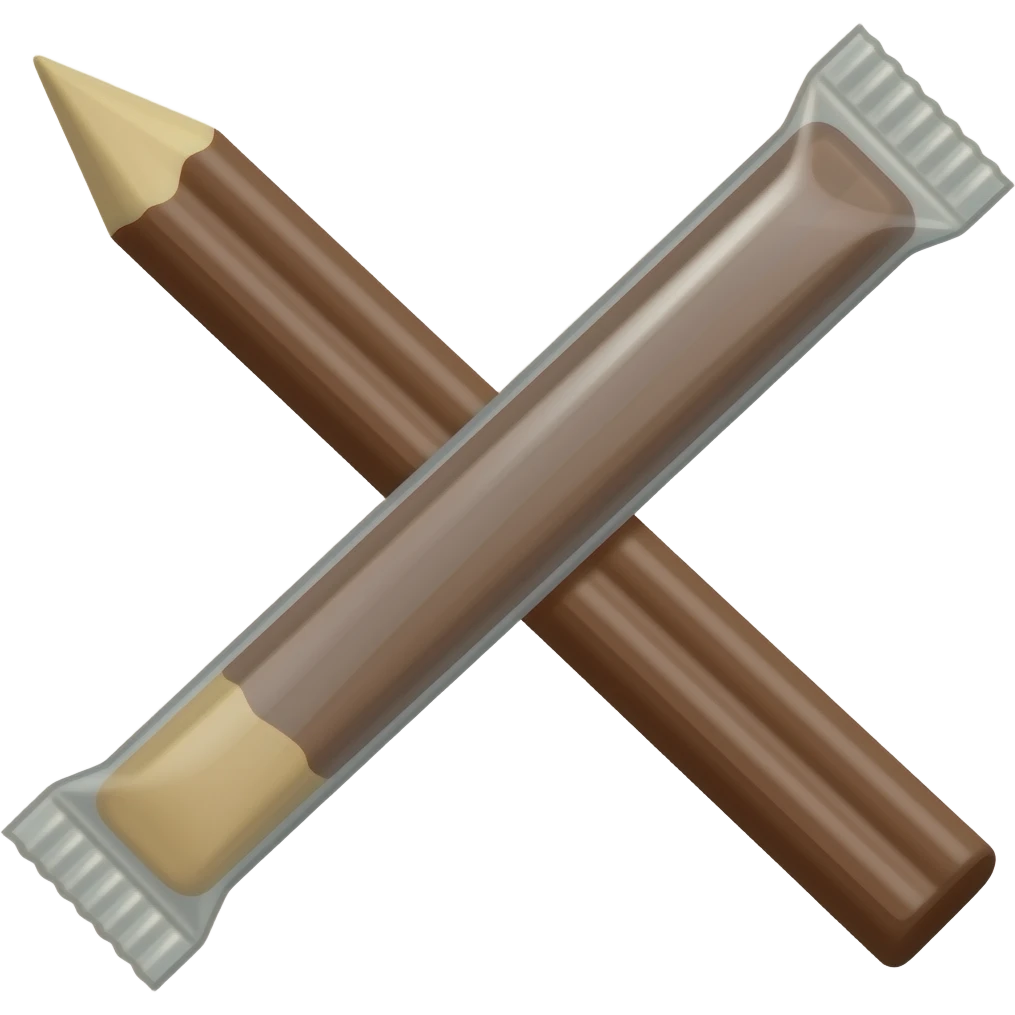 Contour stick, it is a makeup product, no writing on the packaging, contour colour in the shade dark brown emoji