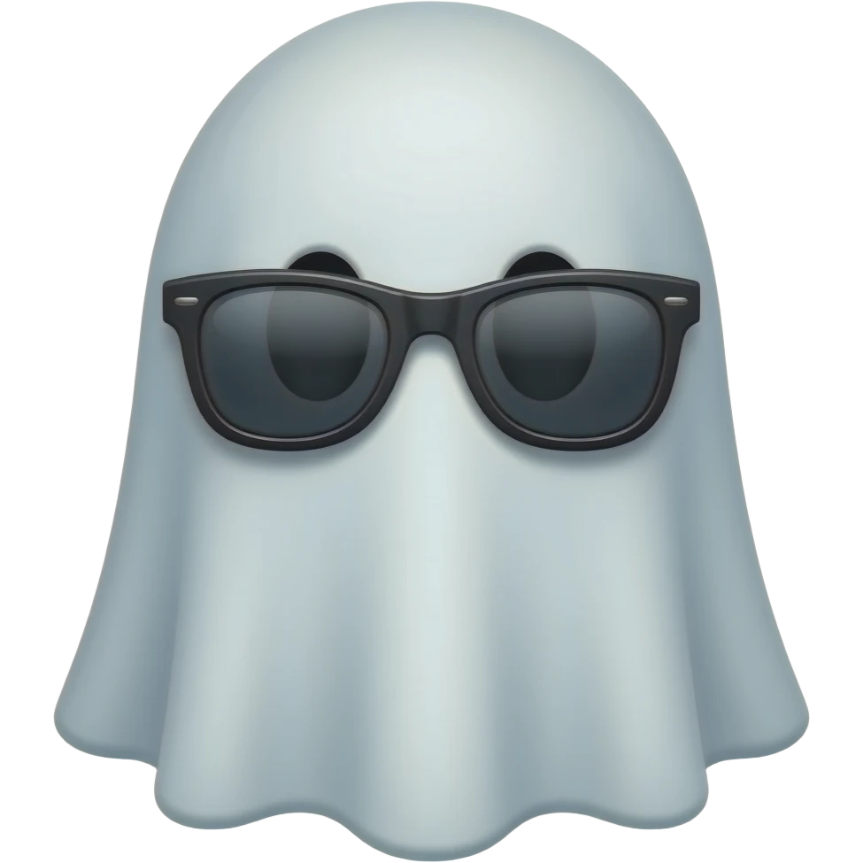Un fantasma que tenga gafas 👻 + 😎 emoji
