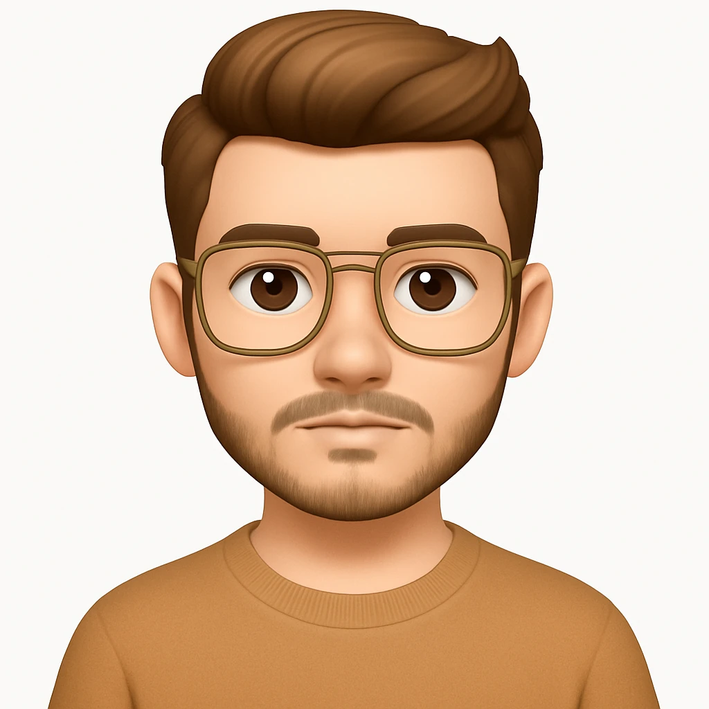 turn the second man in emoji style of the 1st image, match the facial features and clothes and pose emoji