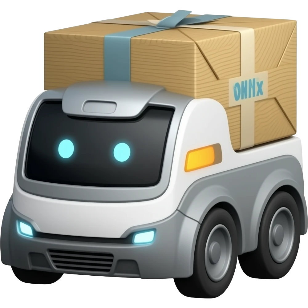 AI delivery robot emoji