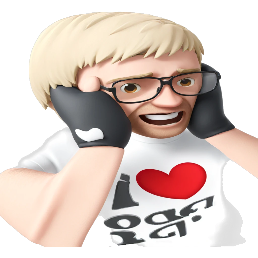 cool guy with heart vibe emoji