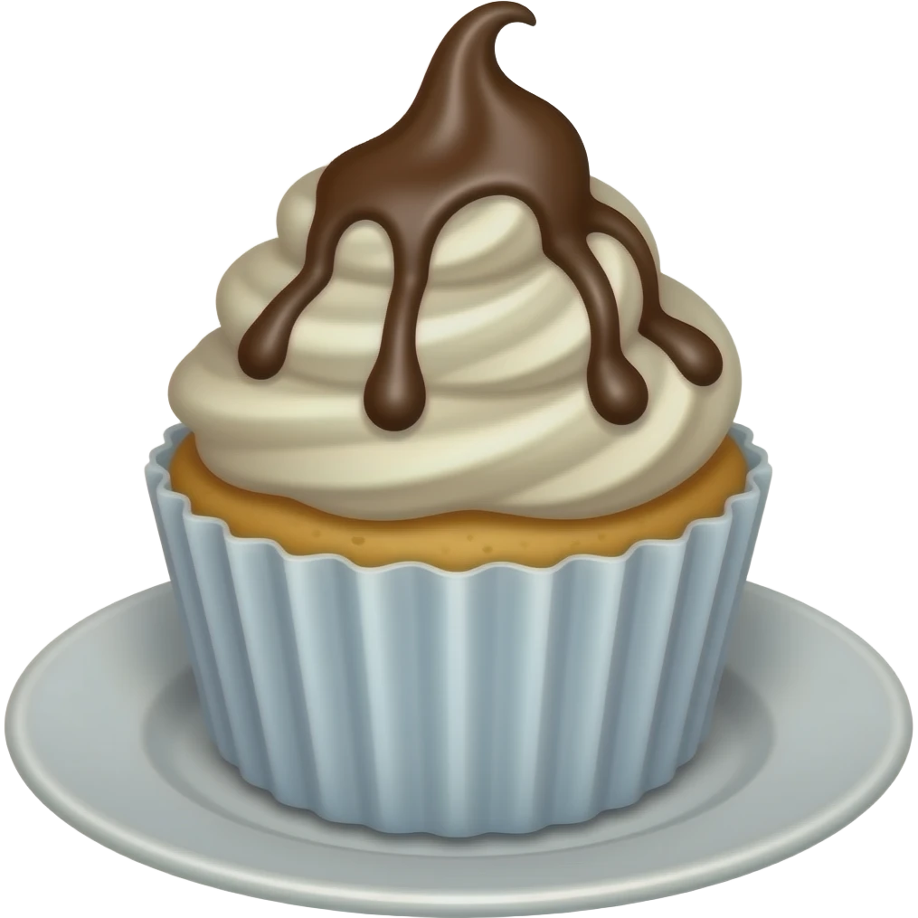 Cookies and cream ice cream and cupcakes emoji