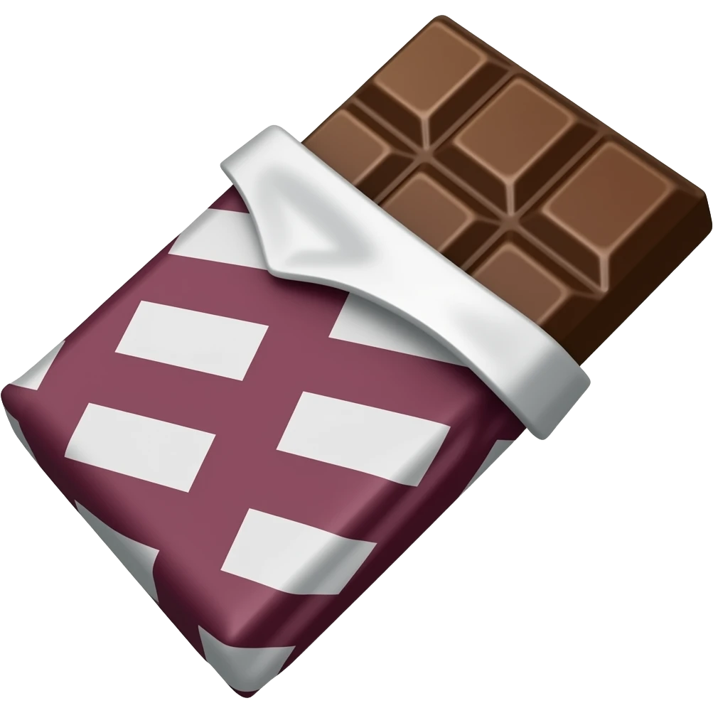 chocolate bar emoji