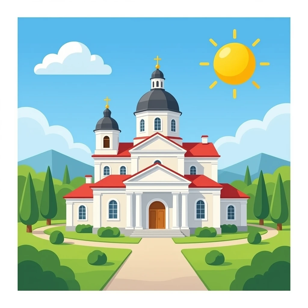 монастырь emoji