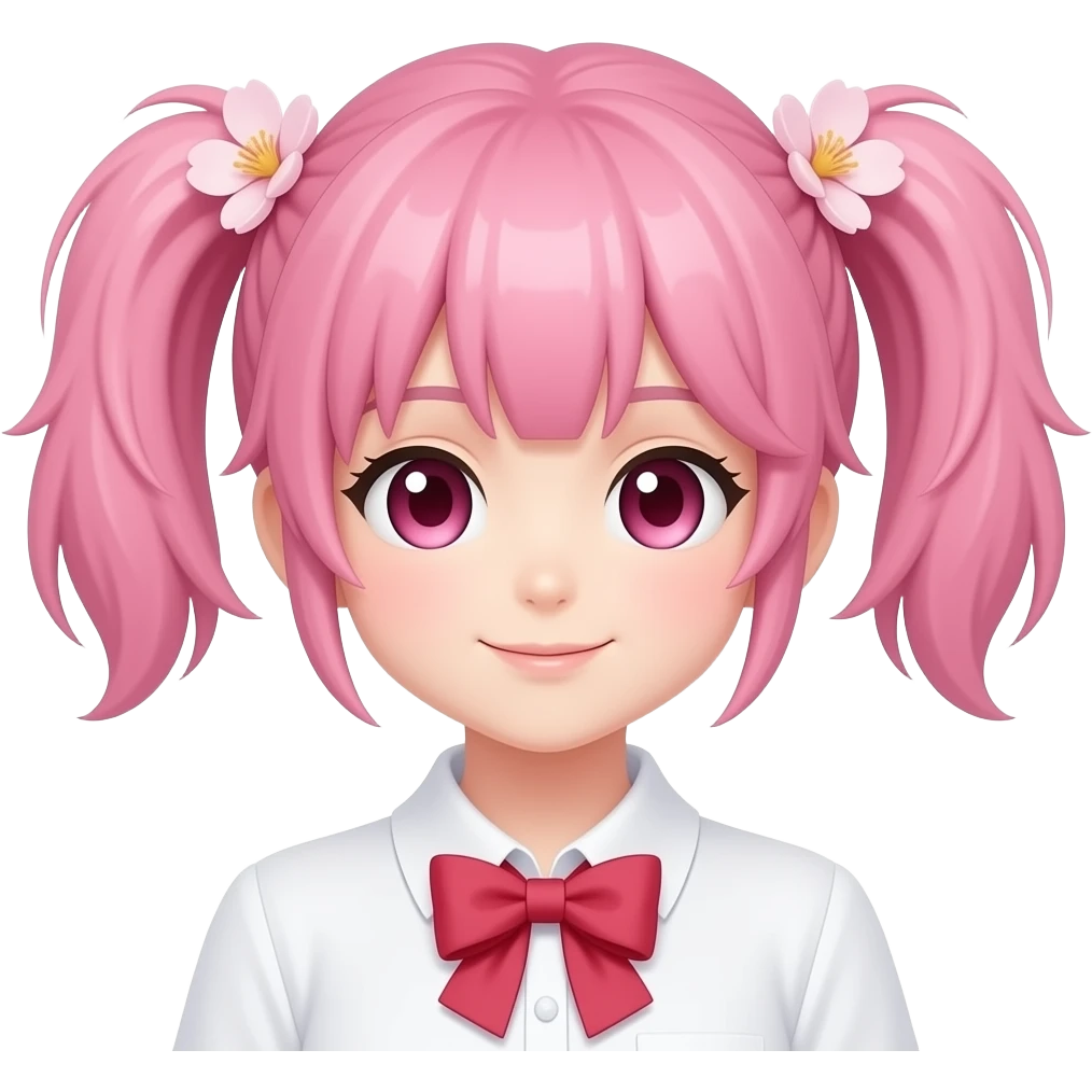 Sakura bow emoji