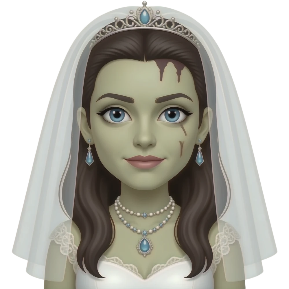 bride of frankenstein - woman and beautiful emoji