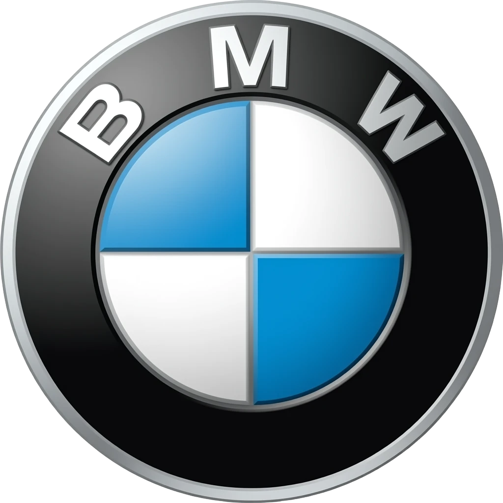 Make a purple and black bmw logo emoji