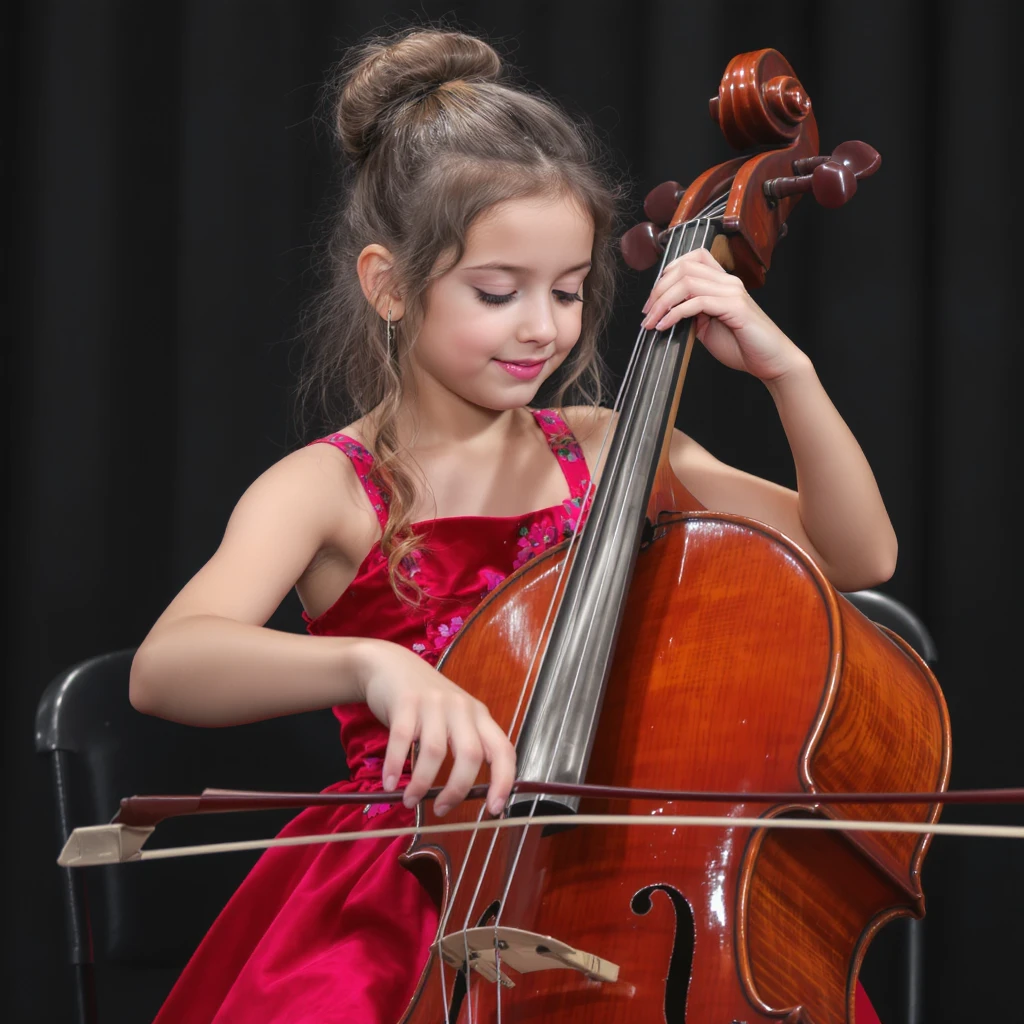 girl playing cello emoji