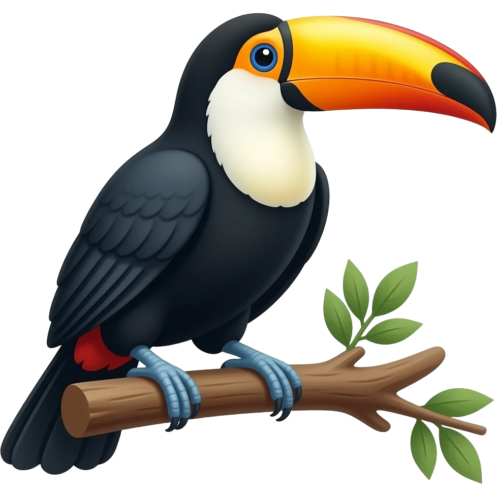 Keel billed toucan emoji