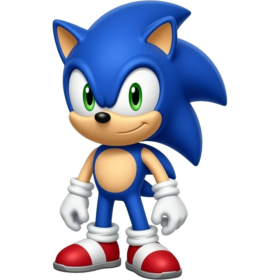 sonic the hedgehog flip flops emoji