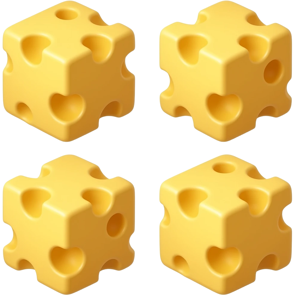 5 Cheese square emoji