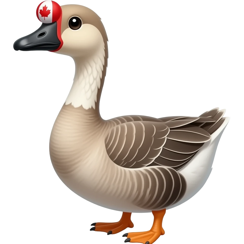Canadian silly goose emoji