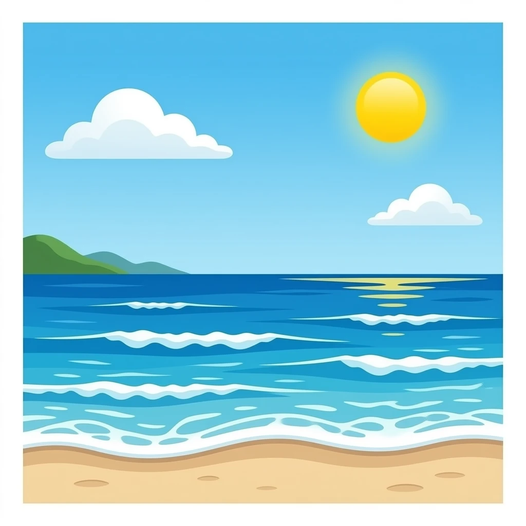 olas de mar emoji