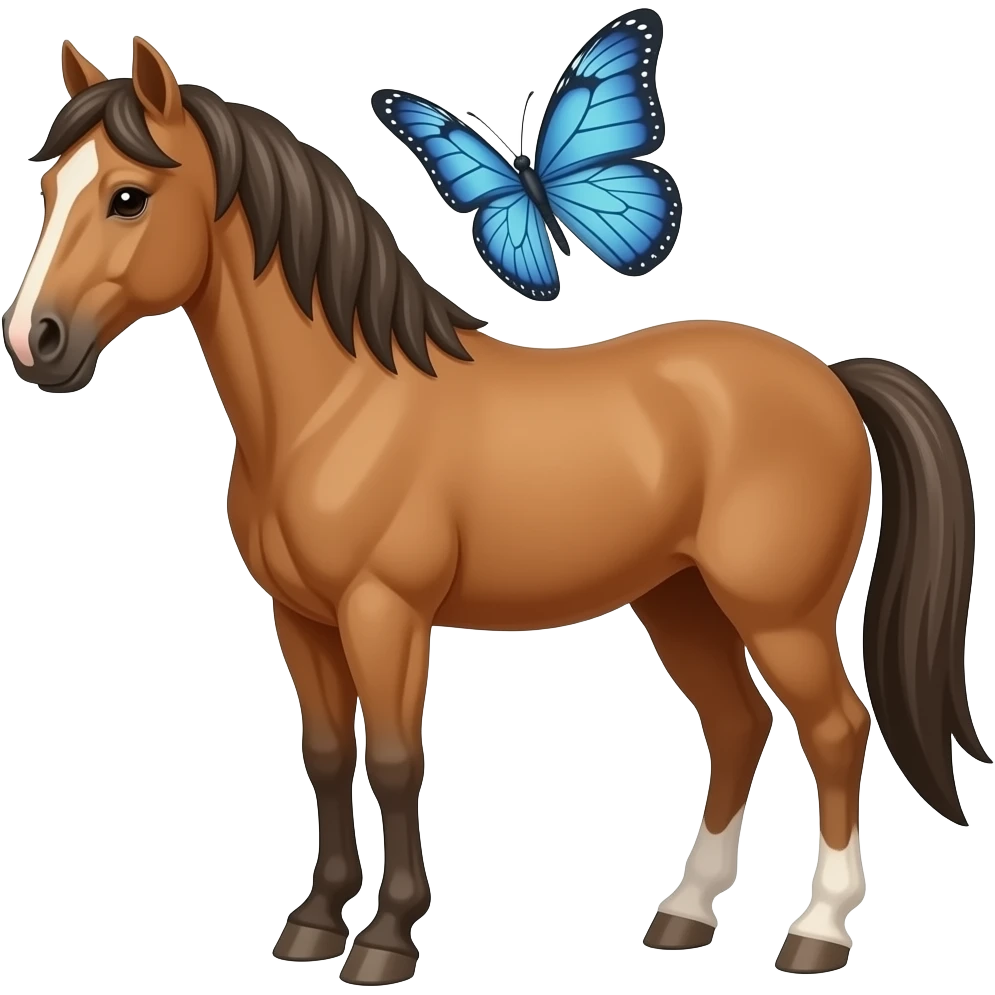 🐎🦋 emoji