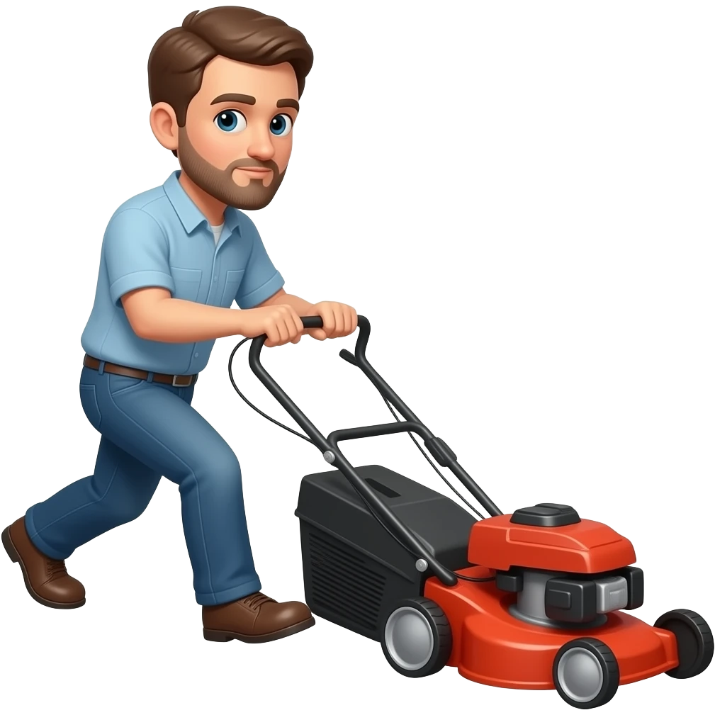 a mowman farting emoji