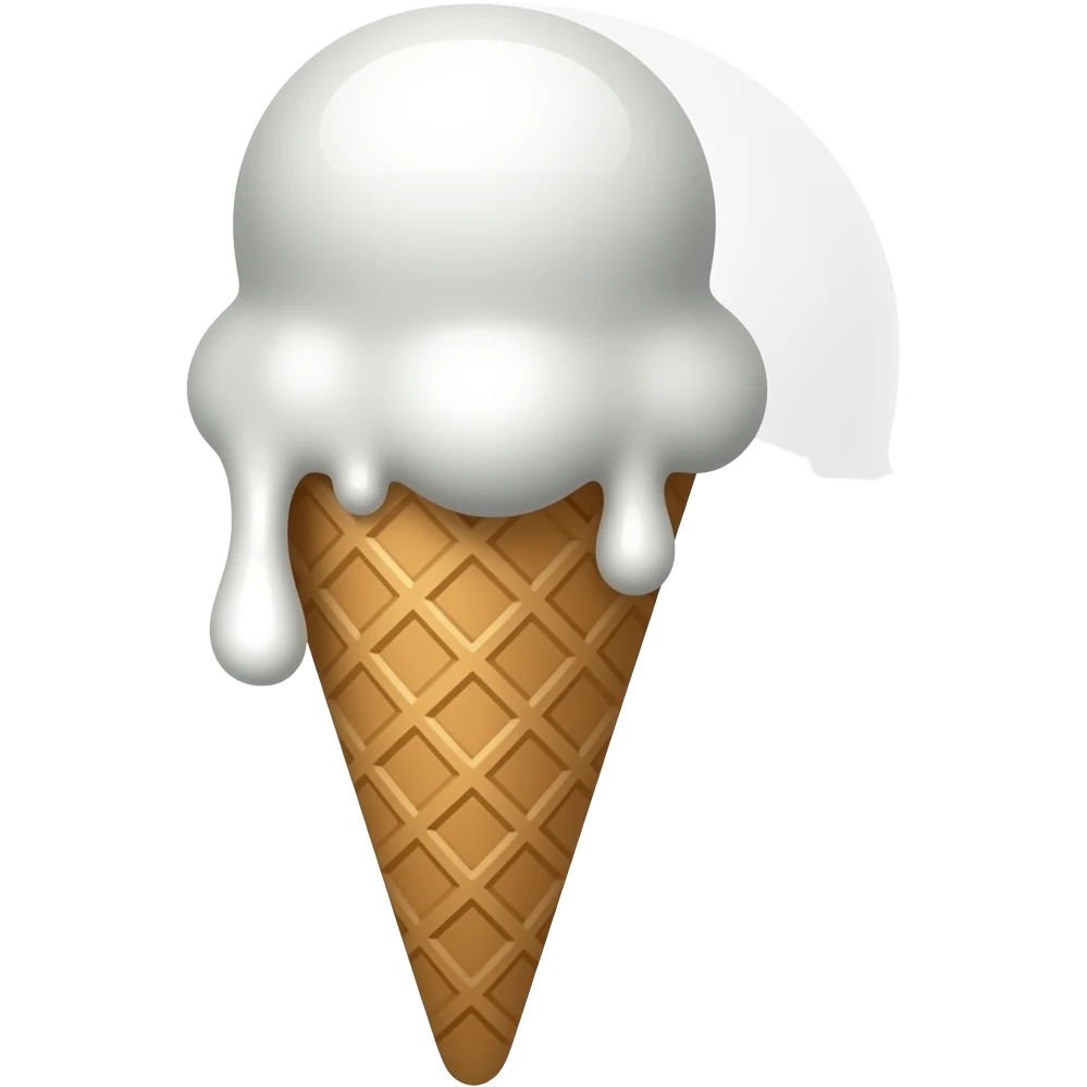 Ice cream emoji