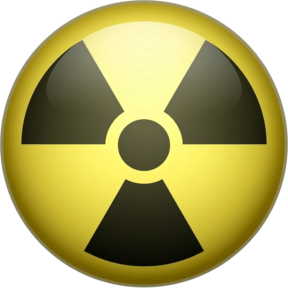 Radioactive rabbit tail emoji