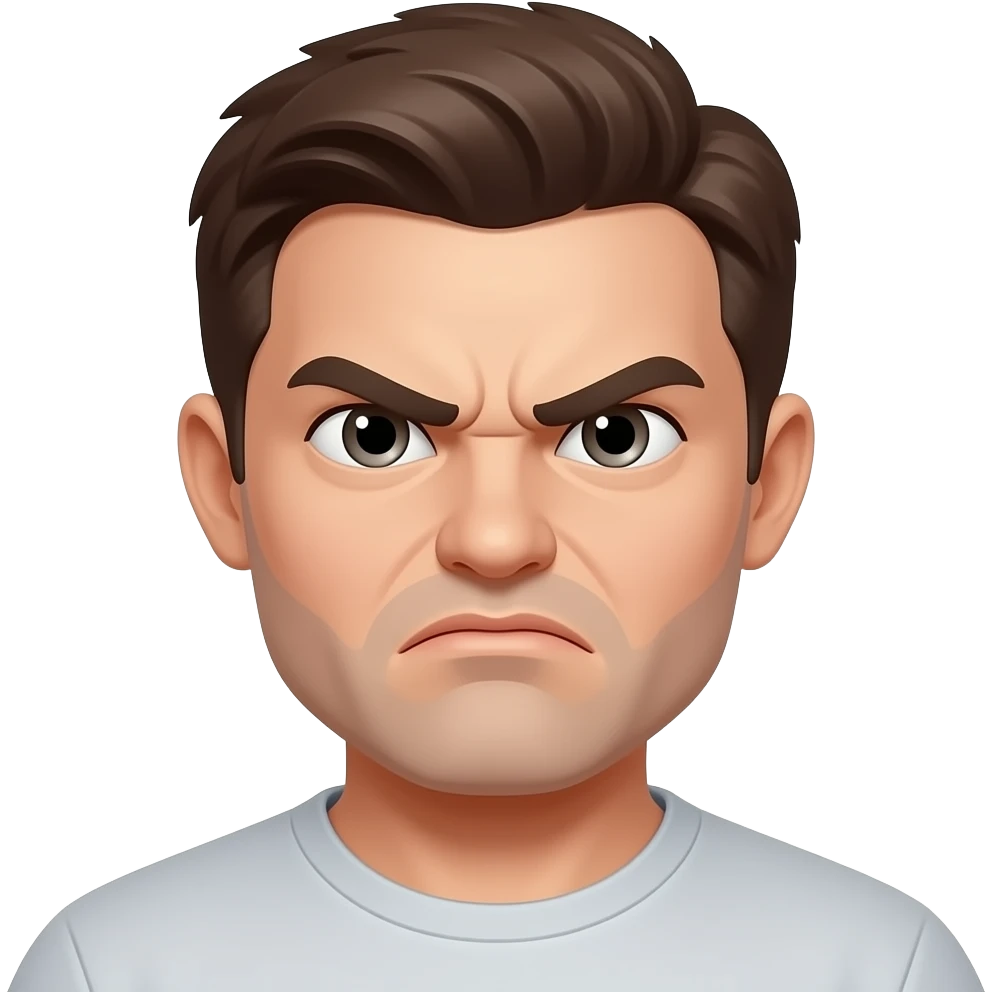 sopracciglio alzato più arrabbiato emoji