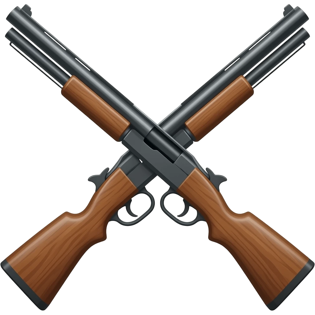 Pump action shotgun emoji