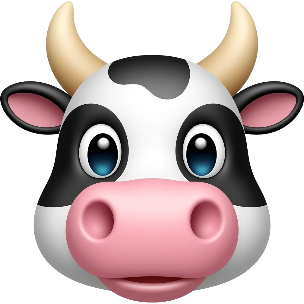 Cow hat emoji