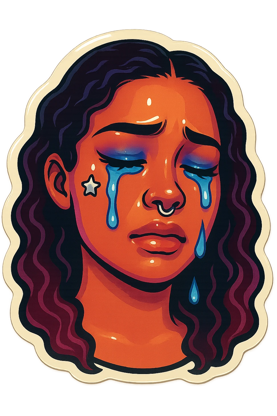 crying 
 emoji