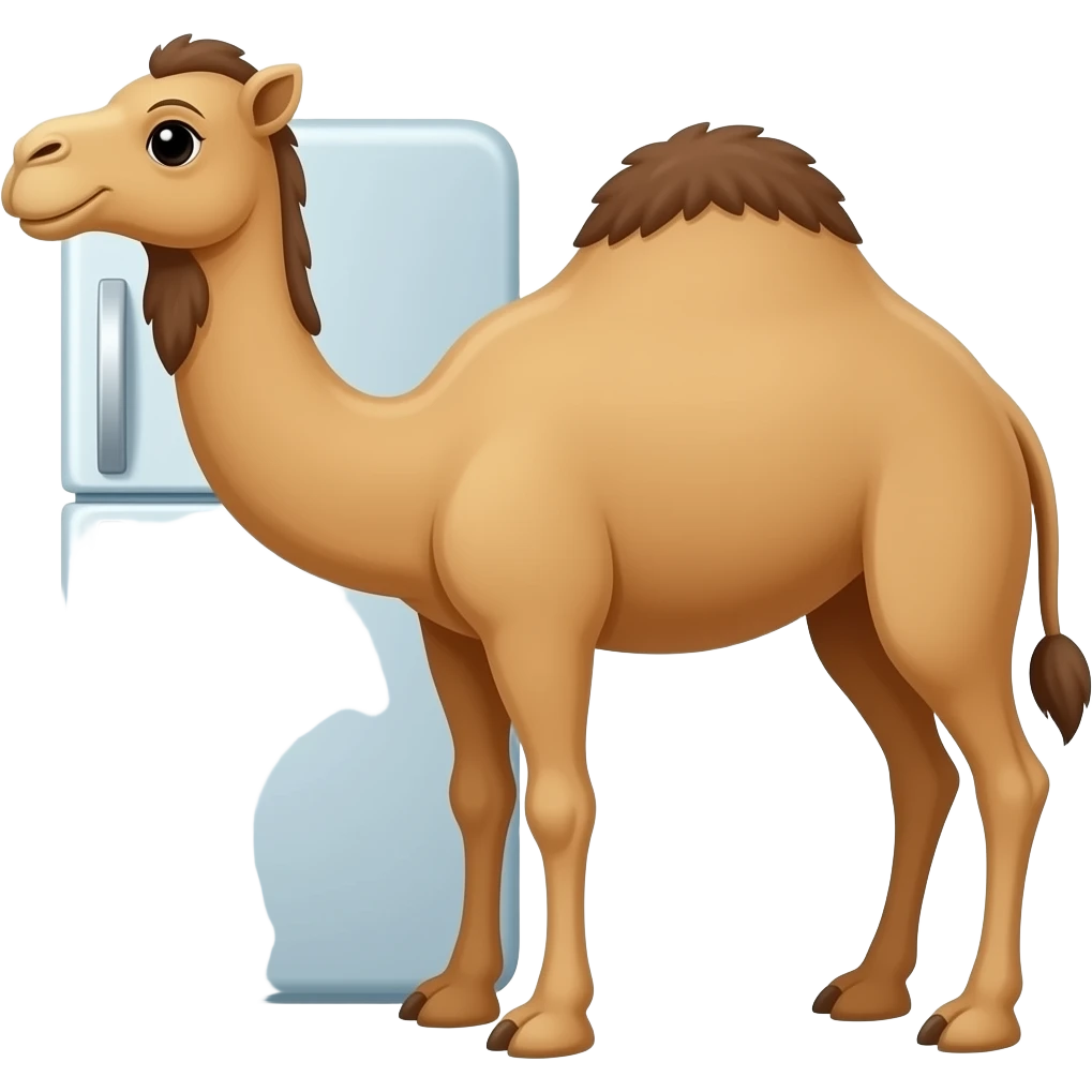 camel + fridge emoji