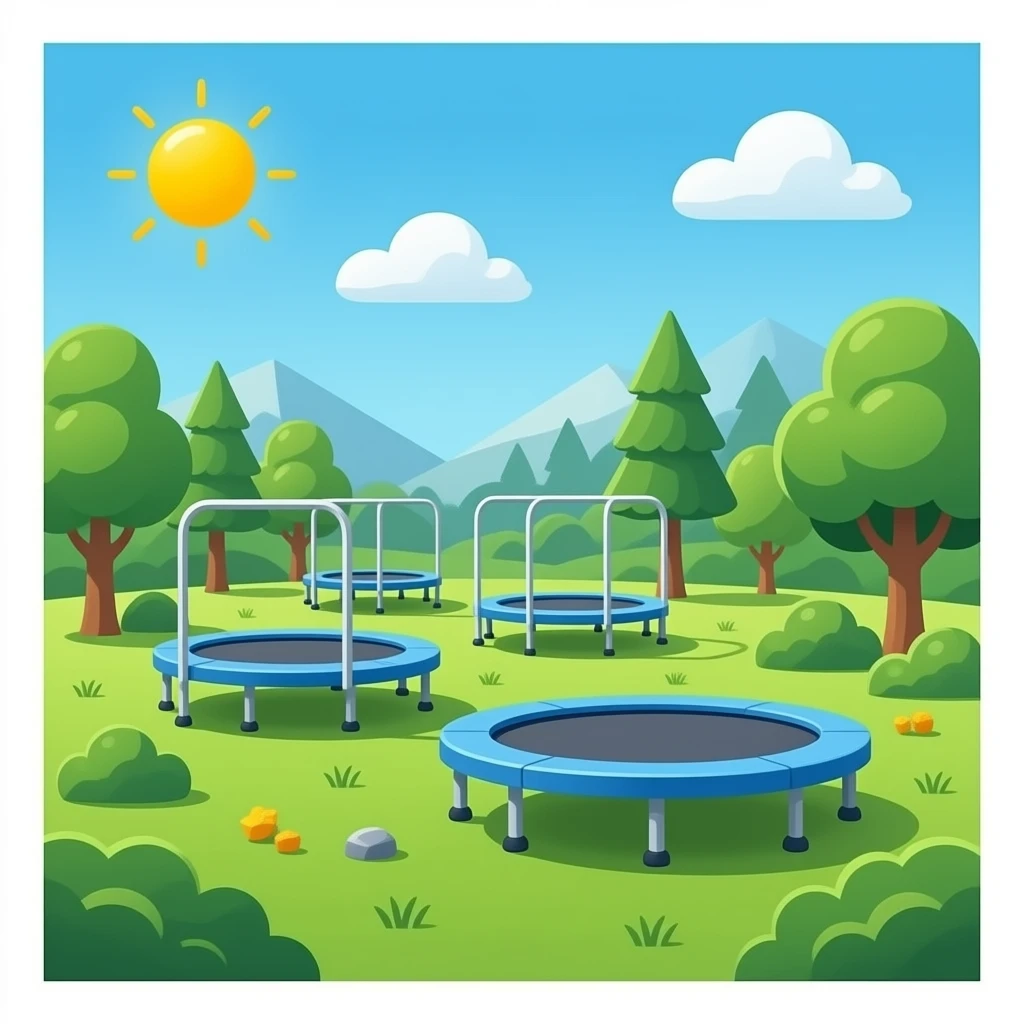 Trampoline park emoji