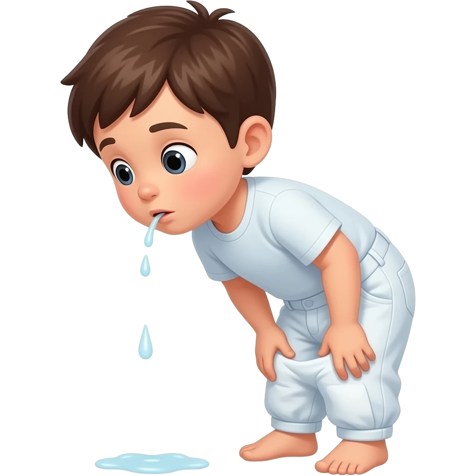 kid boy full body peeing their pants emoji