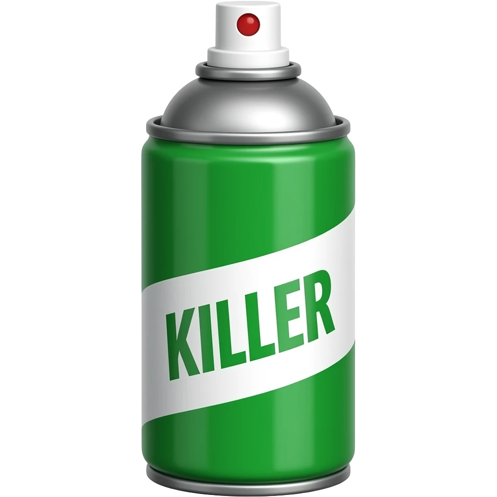 Insect killer Spray paint can emoji