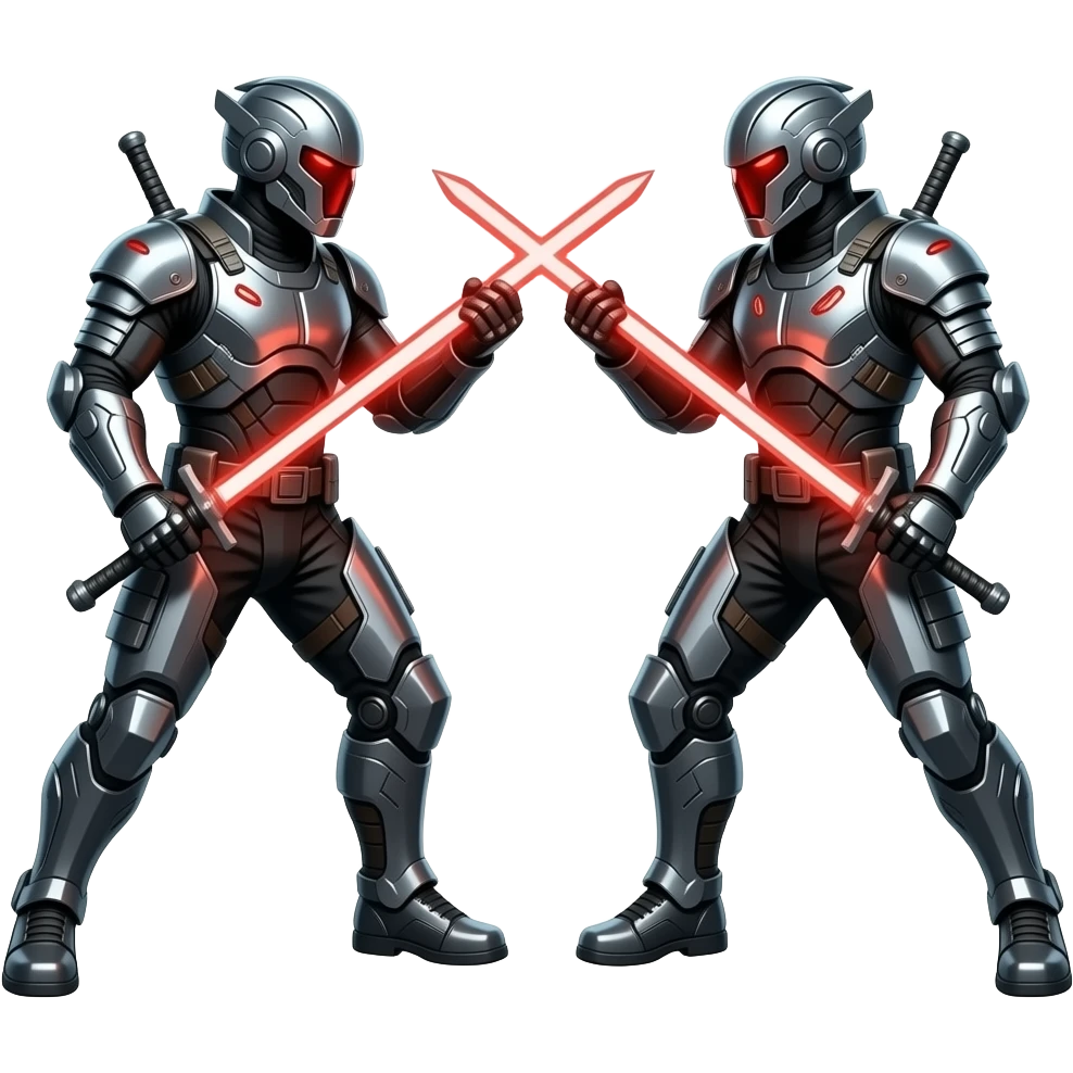 A red future sword duel emoji