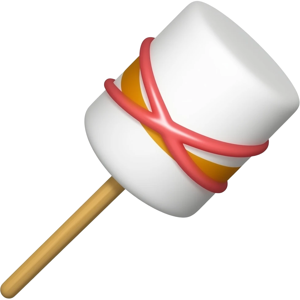 marshmallows on stick emoji