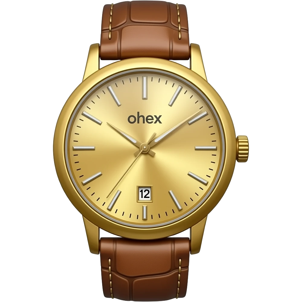 watch with color  #D4A017 emoji