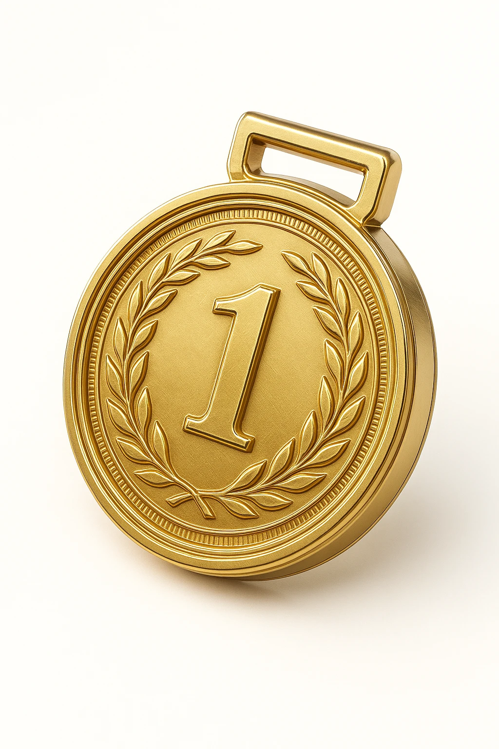 gold-colored, shining, elegant medal, cool appearance emoji