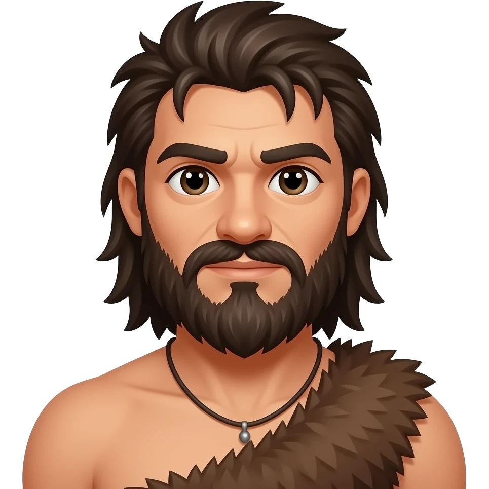 cave man bi emoji