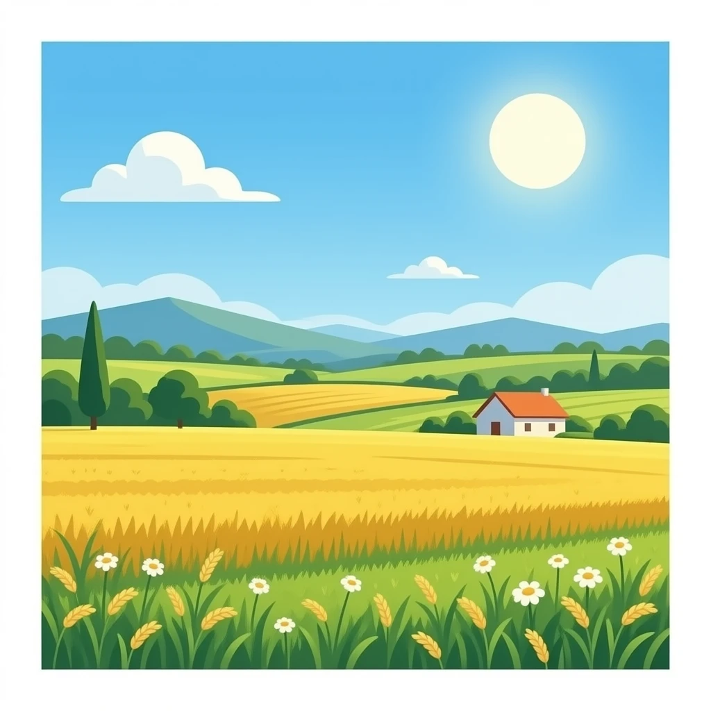 campo de pueblo pero en emoji emoji