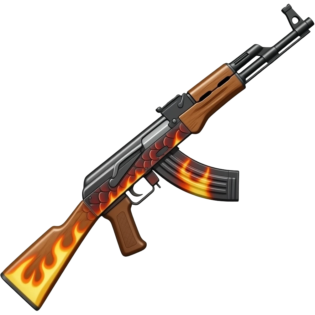 Ak 47 do dragõe do Free Fire emoji