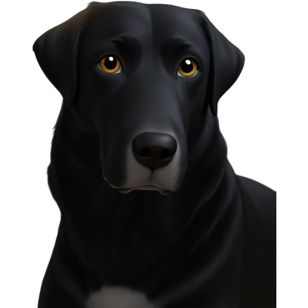 focused gaze of a pet emoji