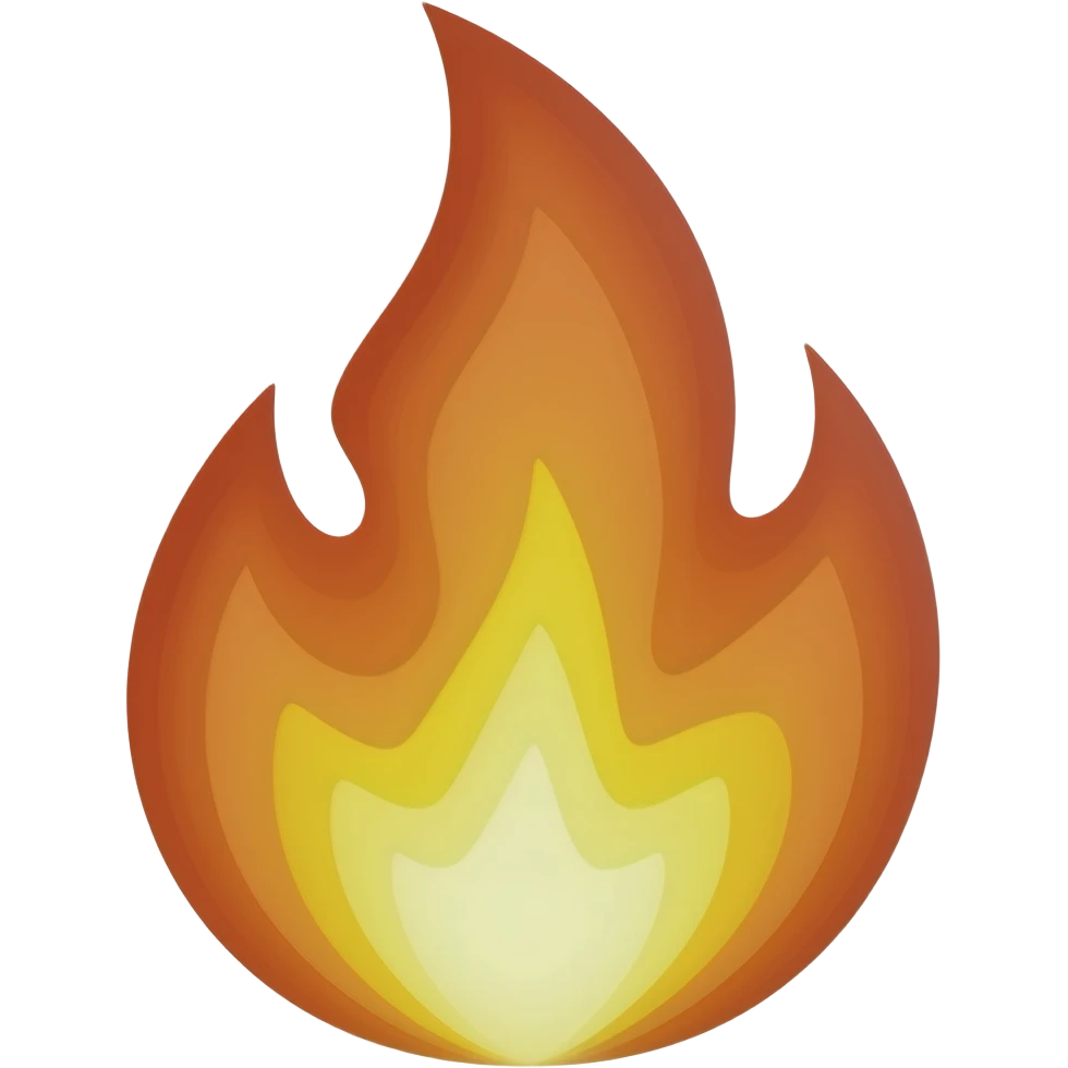 Burning emoji