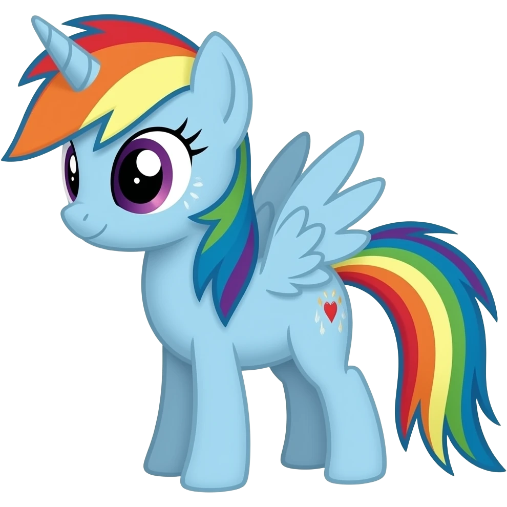 Rainbow dash emoji