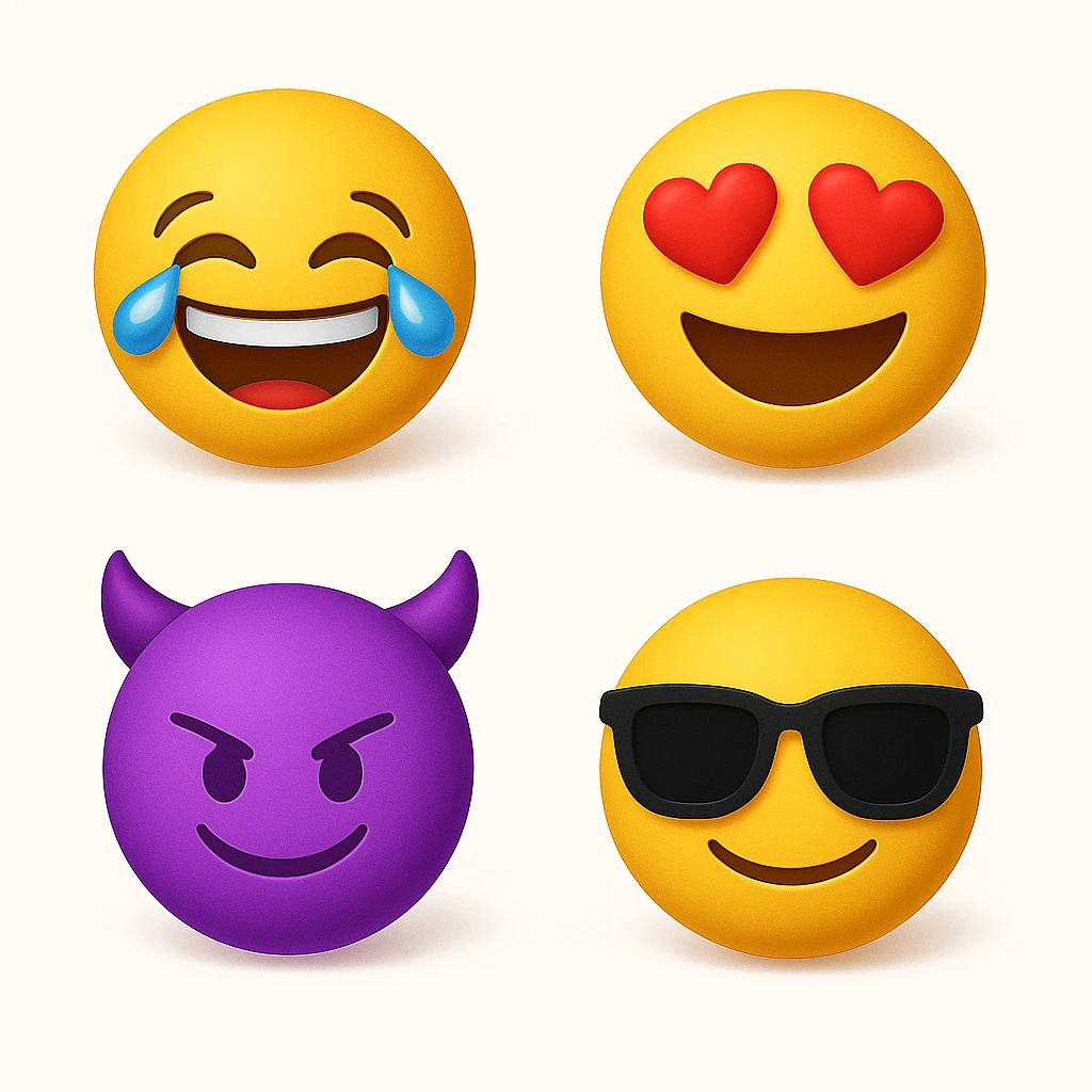 change glasses from transparent to black  emoji