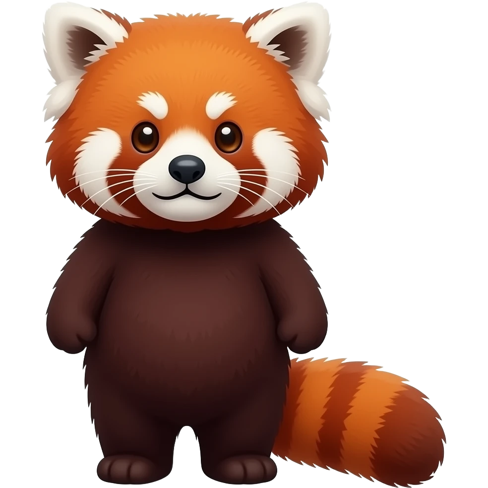Minimalist Red Panda emoji