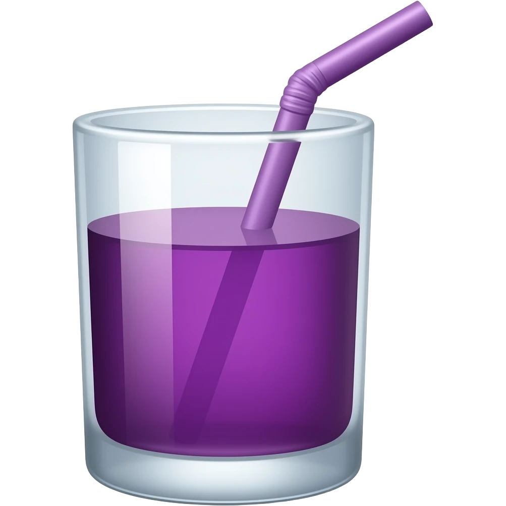 Purple drank with codeine emoji