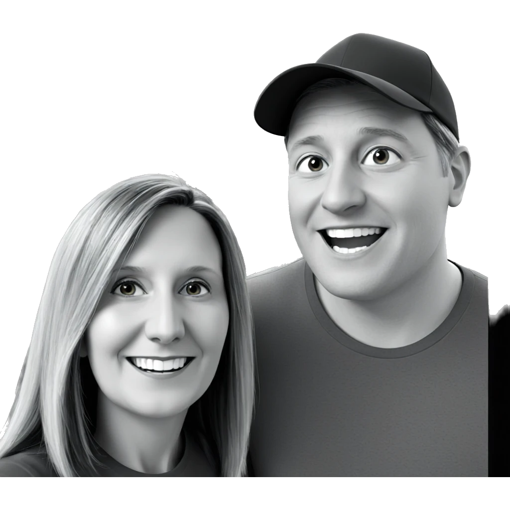 smiling girl and boy indoors emoji