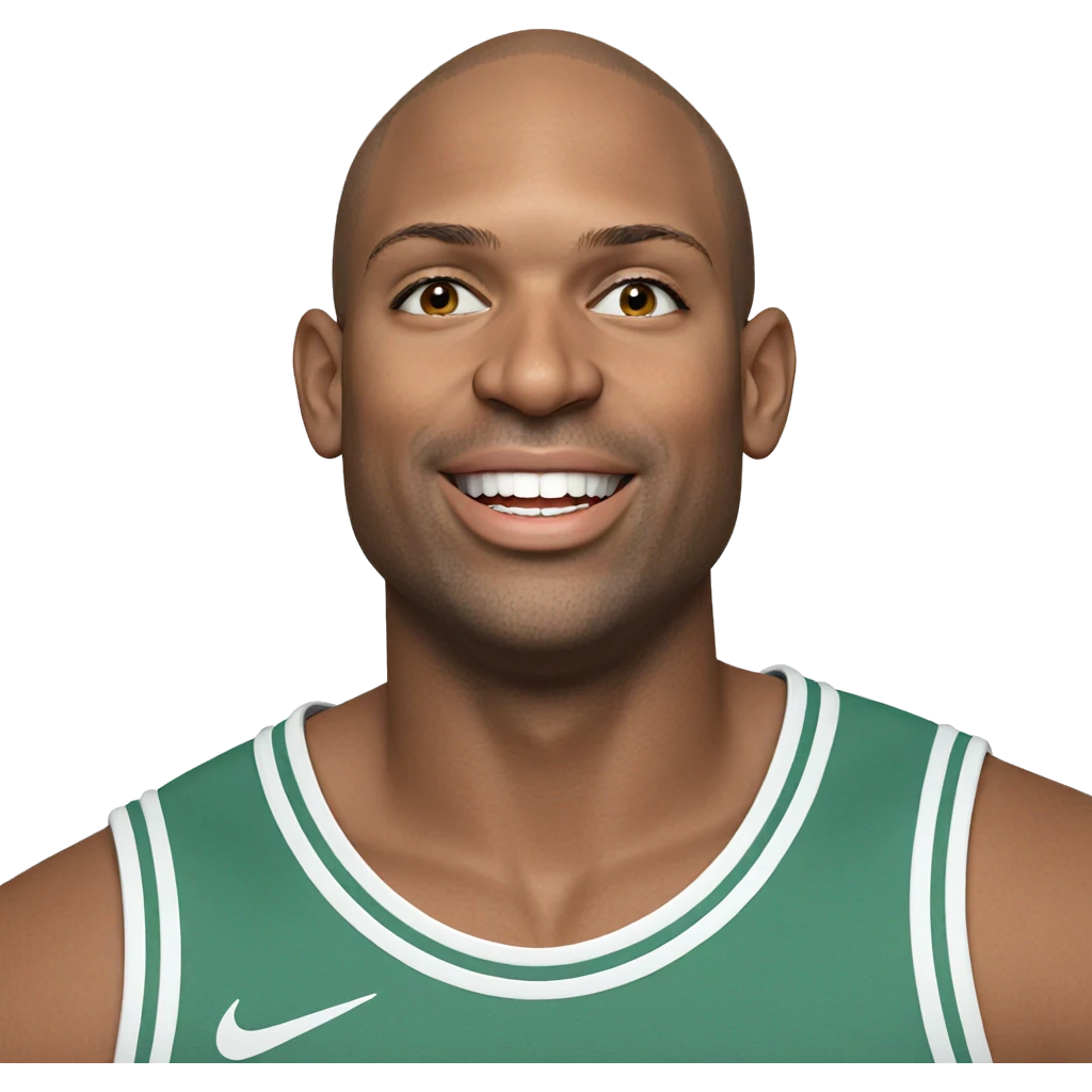 happy bald boy on white emoji