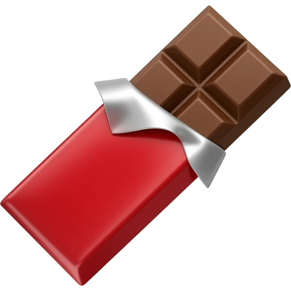 CREA UNA SOLA BARRA DE CHOCOLATE emoji