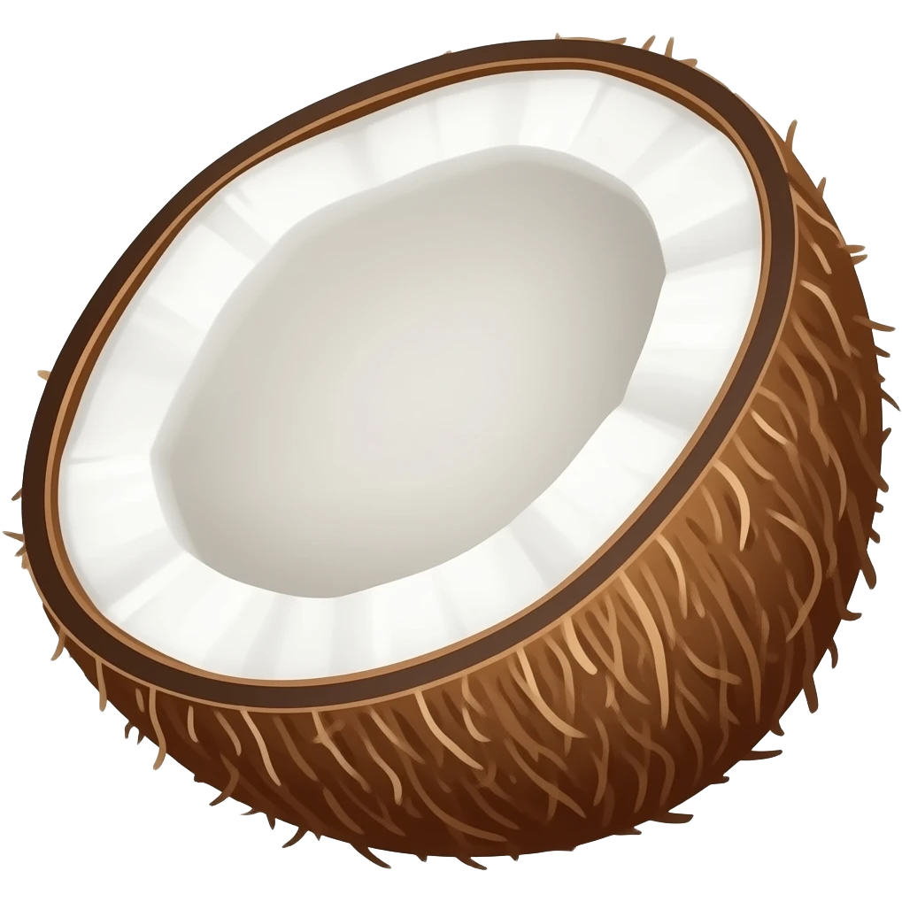 Tender coconut emoji