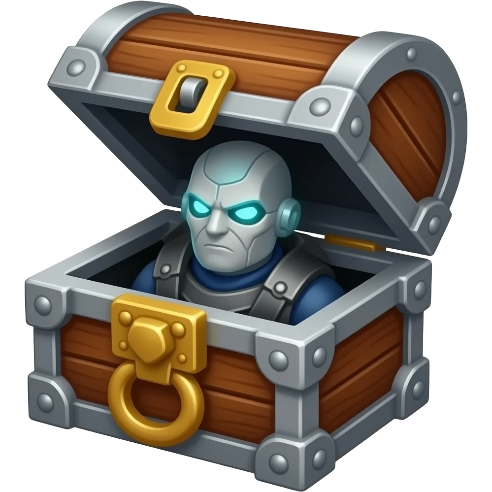 warhammer small chest with powerfull digital implant inside emoji