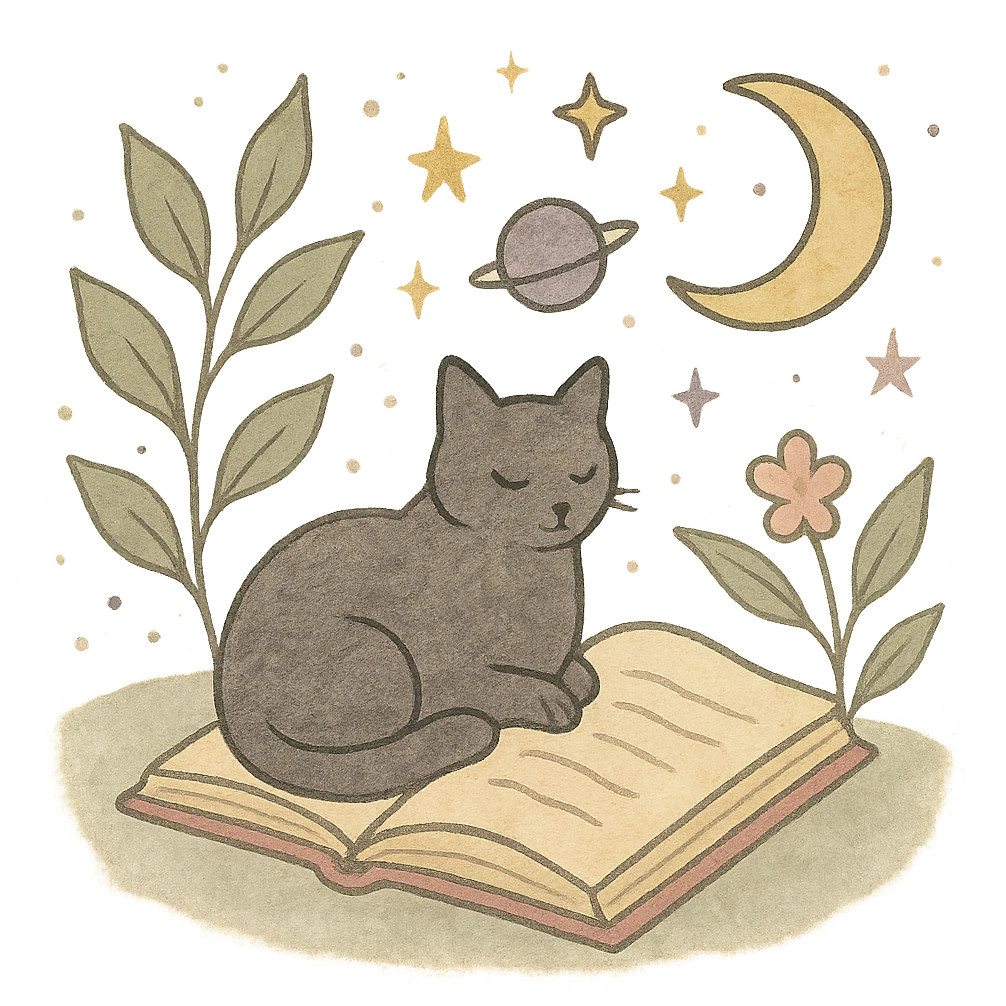 A gentle, poetic digital illustration in the style of “Jardim da Ju”. The scene blends nature, cosmos and tenderness — hand-drawn lines, soft textures, and muted pastel tones (sage green, lilac, rose, cream). Elements like leaves, stars, cats, books, and celestial details coexist naturally. The mood is magical yet grounded, evoking sensitivity, reflection, and quiet intelligence. The lighting is warm and dreamy, with delicate sparkles and organic shapes. Artistic style: watercolor + fine line art, minimal, elegant, emotional and intimate.


(use conforme a IA utilizada)

Mood: magical realism, soft light, emotional, feminine, intellectual

Style keywords: watercolor, fine ink lines, pastel tones, digital illustration, cozy, slow aesthetic, minimal poetic composition

Colors: #9BA48A (verde sálvia), #E6B7B1 (rosa suave), #D0C3CC (lavanda névoa), #F6F1E7 (papel de chá), #2D2D2F (grafite noturno)

Objects recorrentes: folhas, flores, livros, chá, gatos, estrelas, constelações, velas, mãos, janelas abertas, estufas, estantes, sementes, instrumentos musicais

Emoção central: sensibilidade lúcida — calma, introspectiva e real emoji
